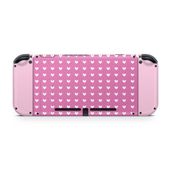 TACKY DESIGN Cute Cat Nintendo Switch Skin Wrap | Pink 3M Vinyl Full Cover - Tackydesign