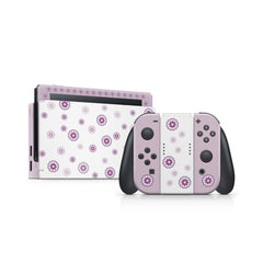 TACKY DESIGN Flowers Nintendo Switch Skin Wrap | Kawaii Pastel 3M Vinyl Cover - Tackydesign