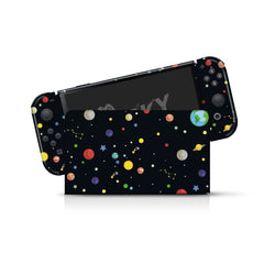 TACKY DESIGN Galaxy Nintendo Switch OLED Skin Wrap | Planets 3M Vinyl Full Cover - Tackydesign