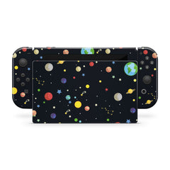 TACKY DESIGN Galaxy Nintendo Switch Skin Wrap | Planets 3M Vinyl Full Cover - Tackydesign