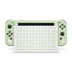 TACKY DESIGN Green Leaves Nintendo Switch Skin Wrap | 3M Vinyl Full Cover - Tackydesign