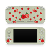 TACKY DESIGN Green Nintendo Switch Lite Skin Wrap | Cute Strawberry 3M Vinyl Full Cover - Tackydesign