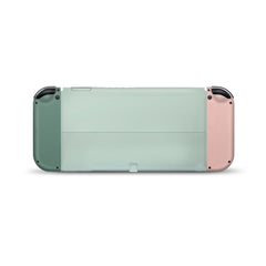 TACKY DESIGN Green Nintendo Switch OLED Skin Wrap | Pastel Colorwave Color Blocking 3M Vinyl Full Cover - Tackydesign