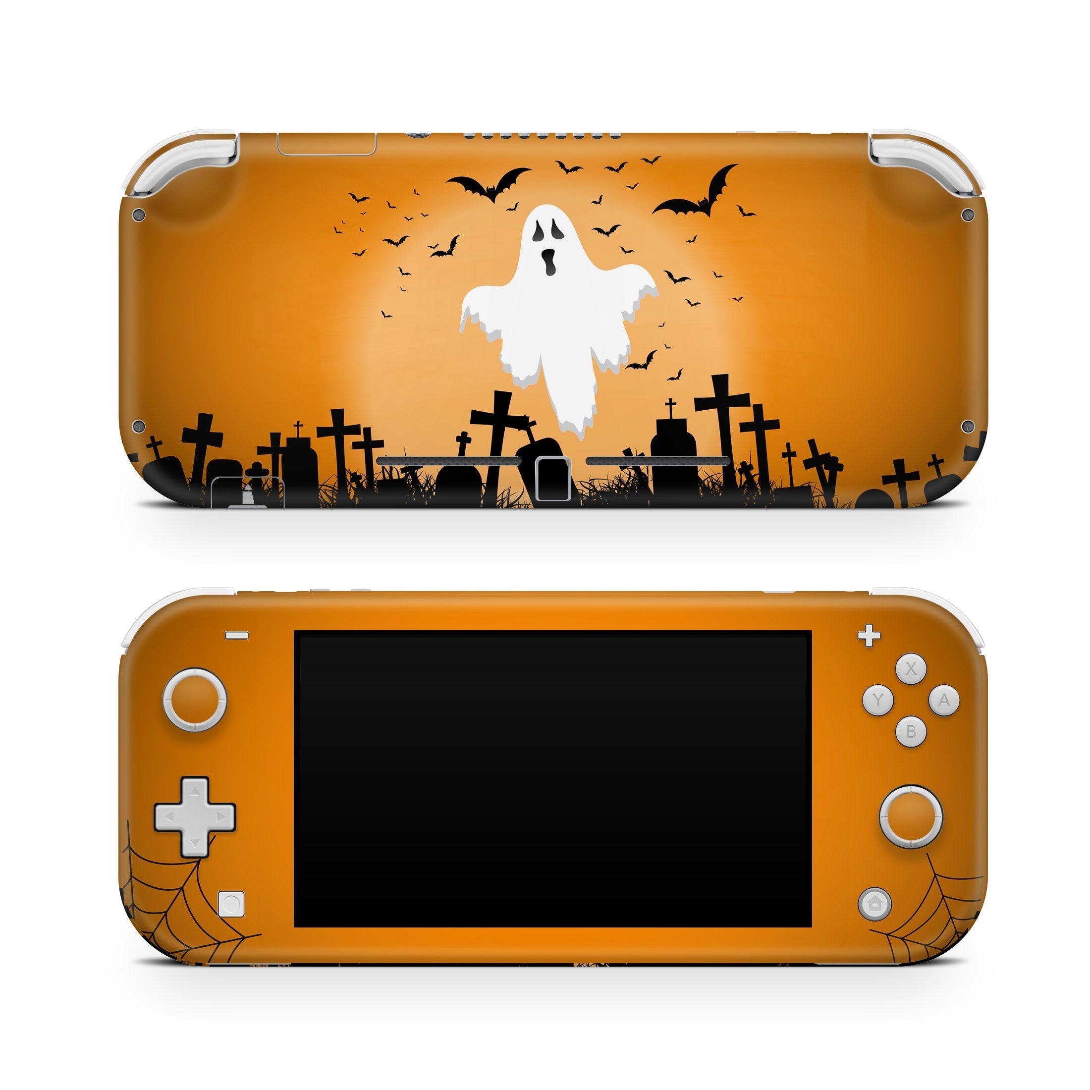 TACKY DESIGN Halloween Nintendo Switch Lite Skin Wrap | Ghost 3M Vinyl Full Cover - Tackydesign