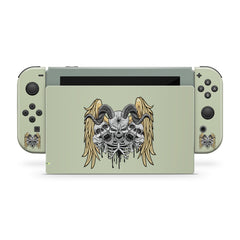 TACKY DESIGN Halloween Nintendo Switch Skin Wrap | Skulls 3M Vinyl Full Cover Decal Stickers - Tackydesign