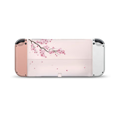 TACKY DESIGN Japanese Sakura Nintendo Switch OLED Skin Wrap | Cherry Blossom 3M Vinyl Full Cover - Tackydesign