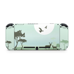 TACKY DESIGN Jungle Nintendo Switch Skin Wrap |Pastel 3M Vinyl Cover - Tackydesign