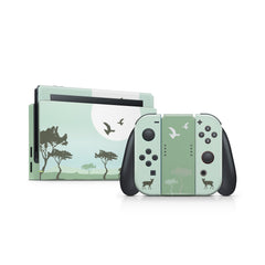TACKY DESIGN Jungle Nintendo Switch Skin Wrap |Pastel 3M Vinyl Cover - Tackydesign