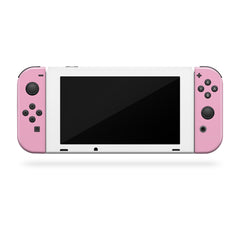 TACKY DESIGN Kawaii Christmas Nintendo Switch Skin Wrap | Pink 3M Vinyl Full Cover - Tackydesign