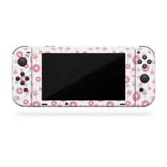 TACKY DESIGN Kawaii Food Nintendo Switch Skin Wrap | Pink 3M Vinyl Full Cover - Tackydesign