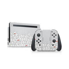 TACKY DESIGN Kawaii Nintendo Switch Skin Wrap | Rabbits 3M Vinyl Full Cover - Tackydesign