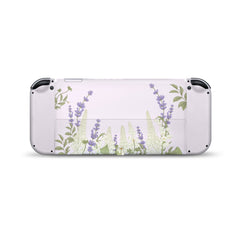 TACKY DESIGN Lavender Nintendo Switch OLED Skin Wrap | Watercolor Desert 3M Vinyl Full Cover - Tackydesign