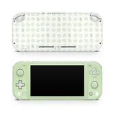TACKY DESIGN Leaves Nintendo Switch Lite Skin Wrap | Pastel Green Leaf 3M Vinyl Full Cover - Tackydesign