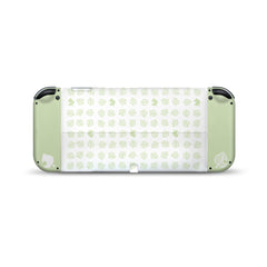 TACKY DESIGN Leaves Nintendo Switch OLED Skin Wrap | Leaf Green 3M Vinyl Full Cover - Tackydesign