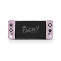 TACKY DESIGN Leaves Nintendo Switch OLED Skin Wrap | Leaf Pastel 3M Vinyl Full Cover - Tackydesign
