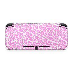 TACKY DESIGN Leopard Nintendo Switch Skin Wrap | Pink 3M Vinyl Full Cover - Tackydesign