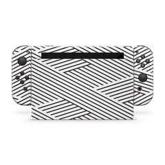 TACKY DESIGN Lines Nintendo Switch Skin Wrap | Full Wrap 3M Vinyl Cover - Tackydesign