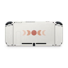 TACKY DESIGN Moon Nintendo Switch Skin Wrap | White Kawaii 3M Vinyl Full Cover Decal Stickers - Tackydesign