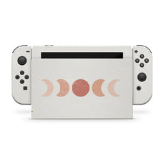 TACKY DESIGN Moon Nintendo Switch Skin Wrap | White Kawaii 3M Vinyl Full Cover Decal Stickers - Tackydesign