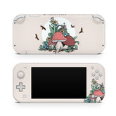 TACKY DESIGN Mushroom Nintendo Switch Lite Skin Wrap | Beige Cute 3M Vinyl Full Cover - Tackydesign