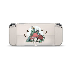 TACKY DESIGN Mushroom Nintendo Switch OLED Skin Wrap | Cute Kawaii 3M Vinyl Full Cover - Tackydesign
