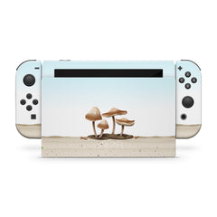TACKY DESIGN Mushroom Nintendo Switch Skin Wrap | Kawaii Desert Pastel 3M Vinyl Cover - Tackydesign
