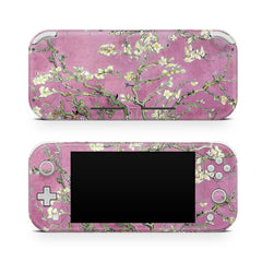TACKY DESIGN Nintendo Switch Lite Skin Wrap | Almond Blossoms Multi - Color 3M Vinyl Full Cover - Tackydesign