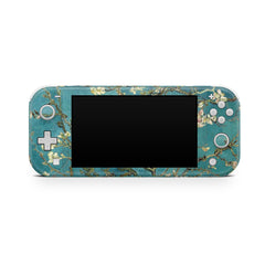 TACKY DESIGN Nintendo Switch Lite Skin Wrap | Almond Blossoms Pastel Blue 3M Vinyl Full Cover - Tackydesign