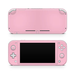 TACKY DESIGN Nintendo Switch Lite Skin Wrap | Baby Pastel Pink Solid Color 3M Vinyl Full Cover - Tackydesign