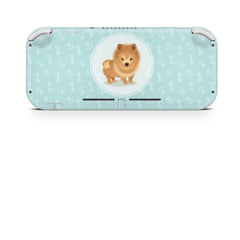 TACKY DESIGN Nintendo Switch Lite Skin Wrap | Blue Cute Puppy Dog 3M Vinyl Full Cover - Tackydesign