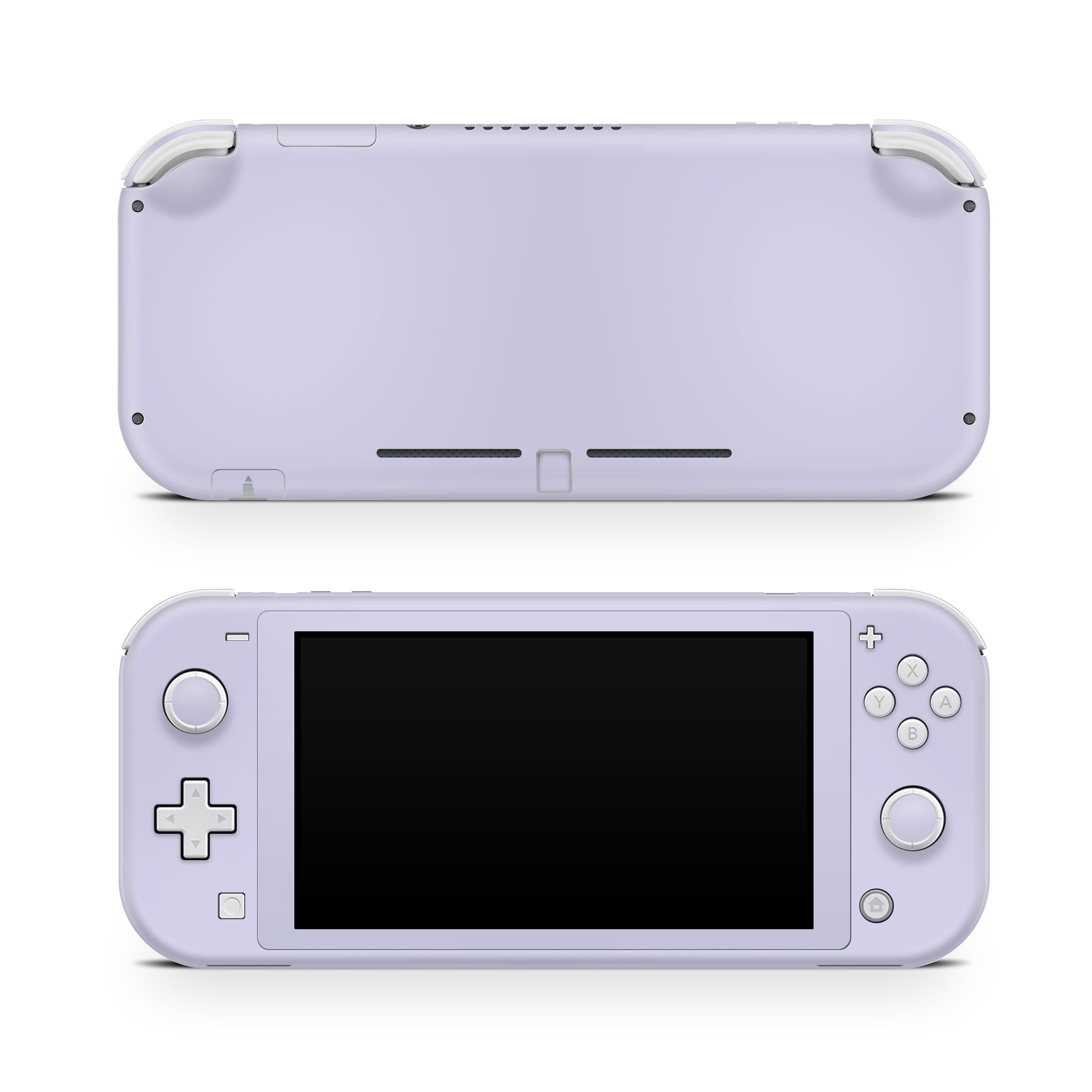 TACKY DESIGN Nintendo Switch Lite Skin Wrap | Blue Pastel Lilac Solid Color 3M Vinyl Full Cover - Tackydesign