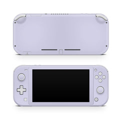 TACKY DESIGN Nintendo Switch Lite Skin Wrap | Blue Pastel Lilac Solid Color 3M Vinyl Full Cover - Tackydesign