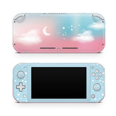 TACKY DESIGN Nintendo Switch Lite Skin Wrap | Clouds Pastel Starry Sky 3M Vinyl Full Cover - Tackydesign