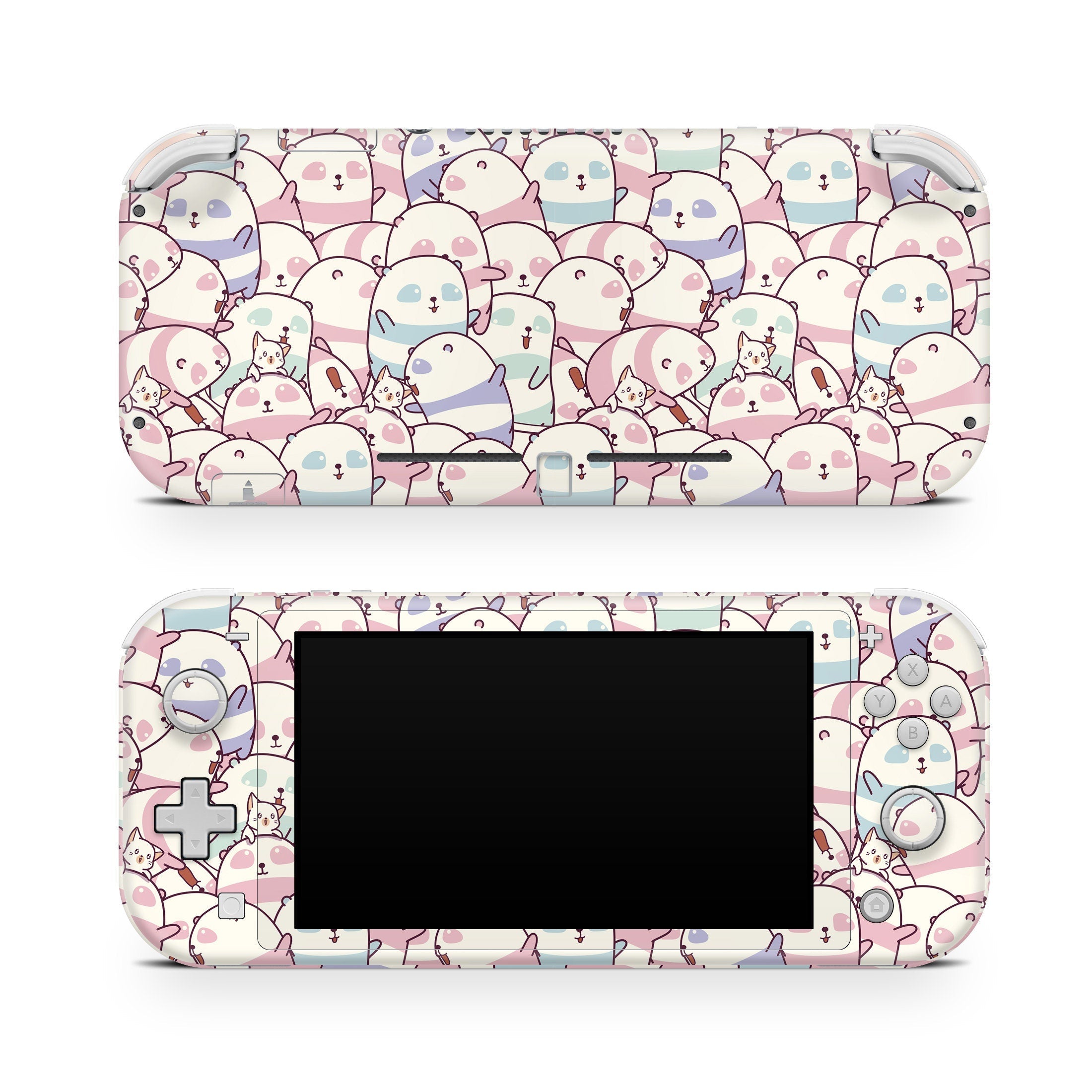 TACKY DESIGN Nintendo Switch Lite Skin Wrap | Cute Kawaii Cartoon 3M Vinyl Full Cover - Tackydesign