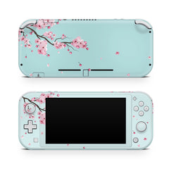 TACKY DESIGN Nintendo Switch Lite Skin Wrap | Cute Sakura Flowers 3M Vinyl Full Cover - Tackydesign