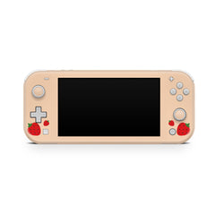 TACKY DESIGN Nintendo Switch Lite Skin Wrap | Cute Strawberry Coffee Cream 3M Vinyl Full Cover - Tackydesign