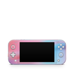 TACKY DESIGN Nintendo Switch Lite Skin Wrap | Cute Strawberry Fruit Pastel Pink & Blue 3M Vinyl Full Cover - Tackydesign