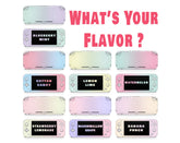 TACKY DESIGN Nintendo Switch Lite Skin Wrap | Duo Color Pastel Pink, Baby Pink, Turquoise & Navy Blue 3M Vinyl Full Cover - Tackydesign