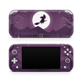 TACKY DESIGN Nintendo Switch Lite Skin Wrap | Halloween Witch Purple 3M Vinyl Full Cover - Tackydesign