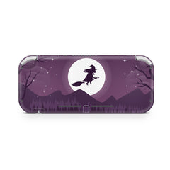TACKY DESIGN Nintendo Switch Lite Skin Wrap | Halloween Witch Purple 3M Vinyl Full Cover - Tackydesign