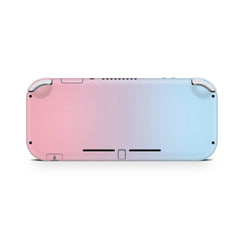 TACKY DESIGN Nintendo Switch Lite Skin Wrap | Iridescent Pastel Duo Color Pink & Baby Blue 3M Vinyl Full Cover - Tackydesign