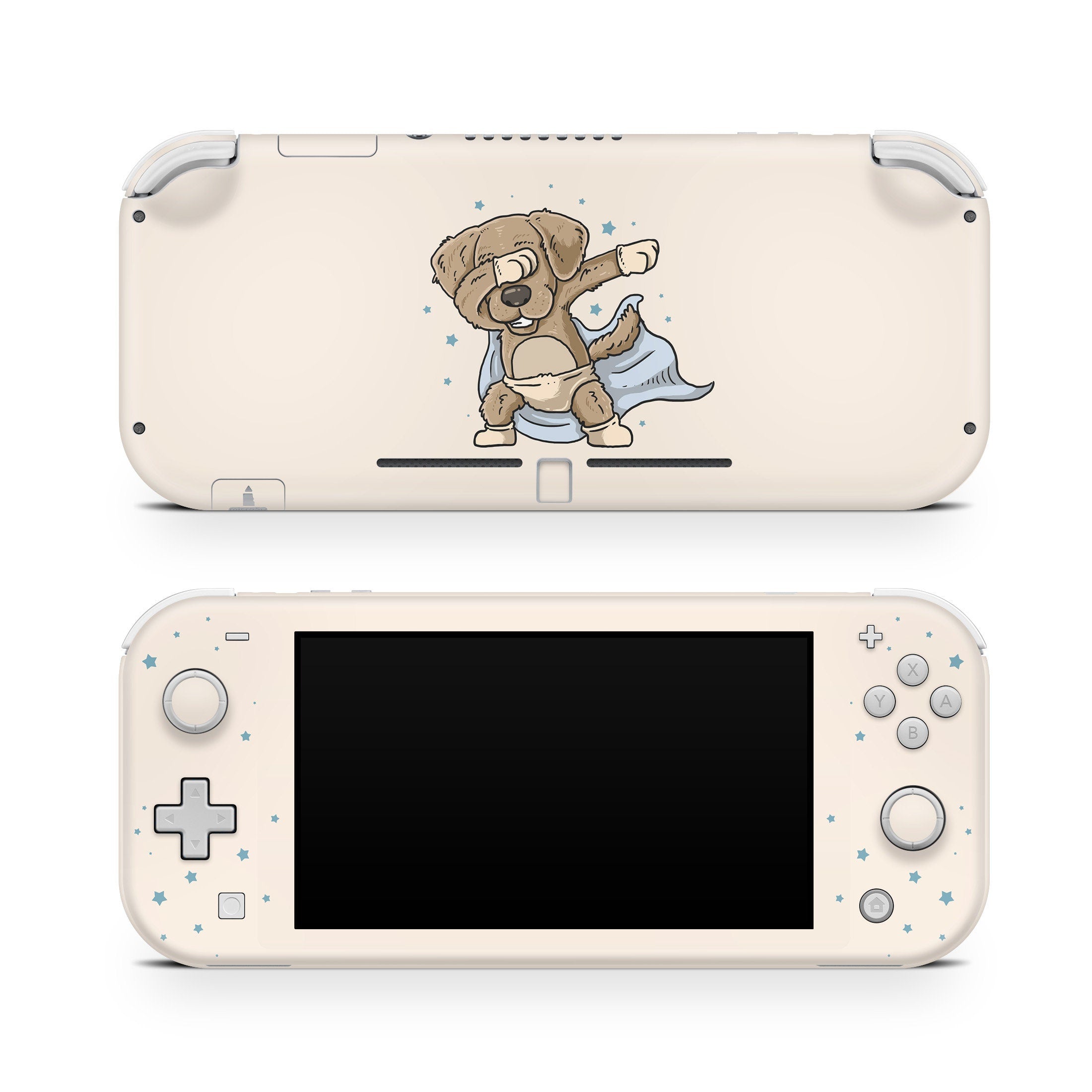 TACKY DESIGN Nintendo Switch Lite Skin Wrap | Kawaii Dog Dances 3M Vinyl Full Cover - Tackydesign