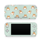 TACKY DESIGN Nintendo Switch Lite Skin Wrap | Lazy Dog Cute Kawaii 3M Vinyl Full Cover - Tackydesign