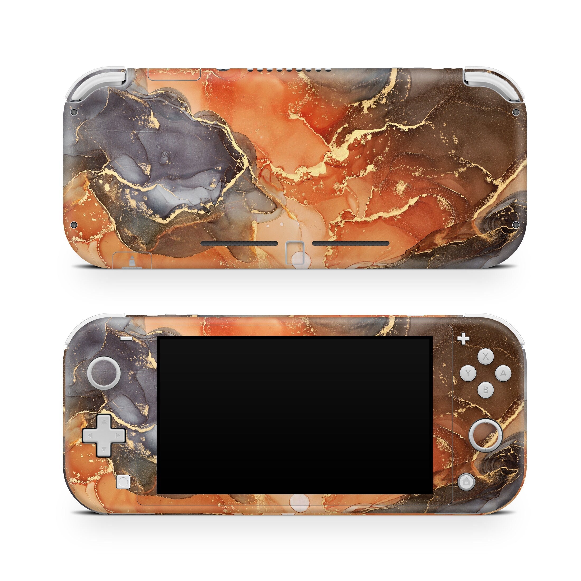 TACKY DESIGN Nintendo Switch Lite Skin Wrap | Marble Abstract 3M Vinyl Full Cover - Tackydesign