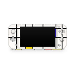 TACKY DESIGN Nintendo Switch Lite Skin Wrap | Mondrian Painting Art Abstract 3M Vinyl Full Cover - Tackydesign