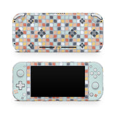 TACKY DESIGN Nintendo Switch Lite Skin Wrap | Mosaic Blue 3M Vinyl Full Cover - Tackydesign