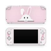 TACKY DESIGN Nintendo Switch Lite Skin Wrap | Pastel Pink Anime Rabbit 3M Vinyl Full Cover - Tackydesign