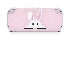 TACKY DESIGN Nintendo Switch Lite Skin Wrap | Pastel Pink Anime Rabbit 3M Vinyl Full Cover - Tackydesign