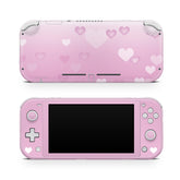 TACKY DESIGN Nintendo Switch Lite Skin Wrap | Pastel Pink Heart 3M Vinyl Full Cover - Tackydesign