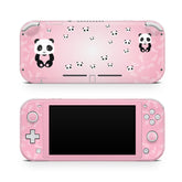 TACKY DESIGN Nintendo Switch Lite Skin Wrap | Pastel Pink Panda 3M Vinyl Full Cover - Tackydesign